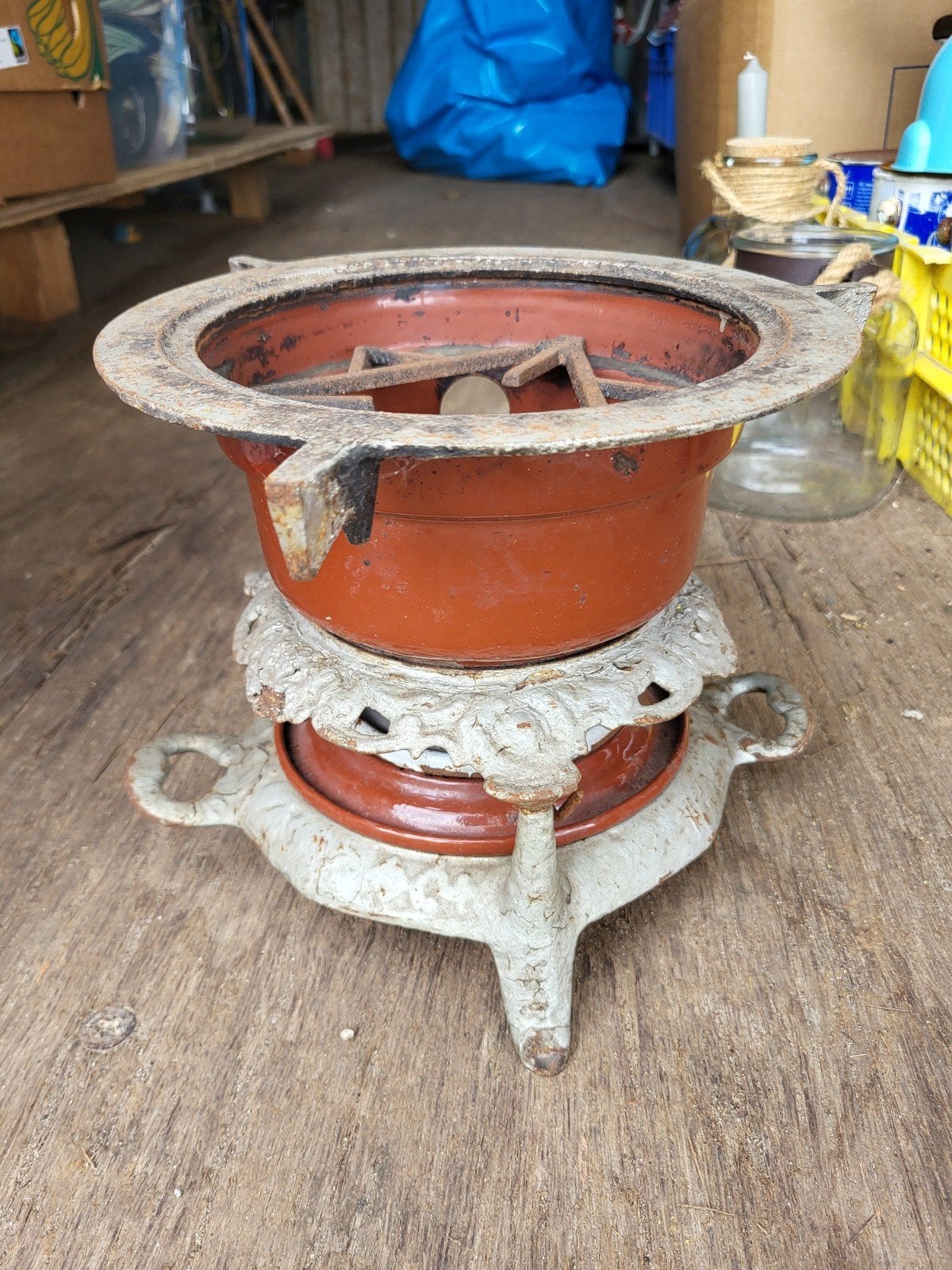 petroleum stel, Antiek en Kunst, Ophalen of Verzenden