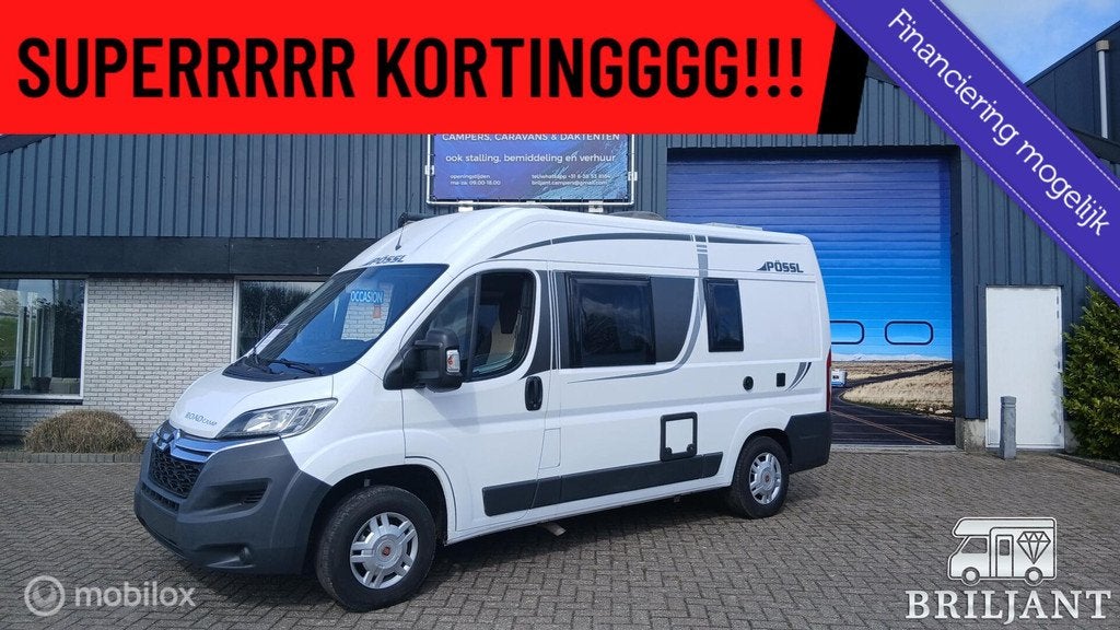 Possl citroën.. 2017 buscamper dwarsbed, Ringverwarming, Tot en met 2, Bedrijf, Luifel