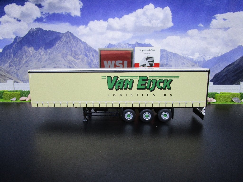 nieuw wsi trailer van eijk nieuw, Hobby en Vrije tijd, Modelauto's | 1:50, Ophalen, Nieuw, Bus of Vrachtwagen, Wsi
