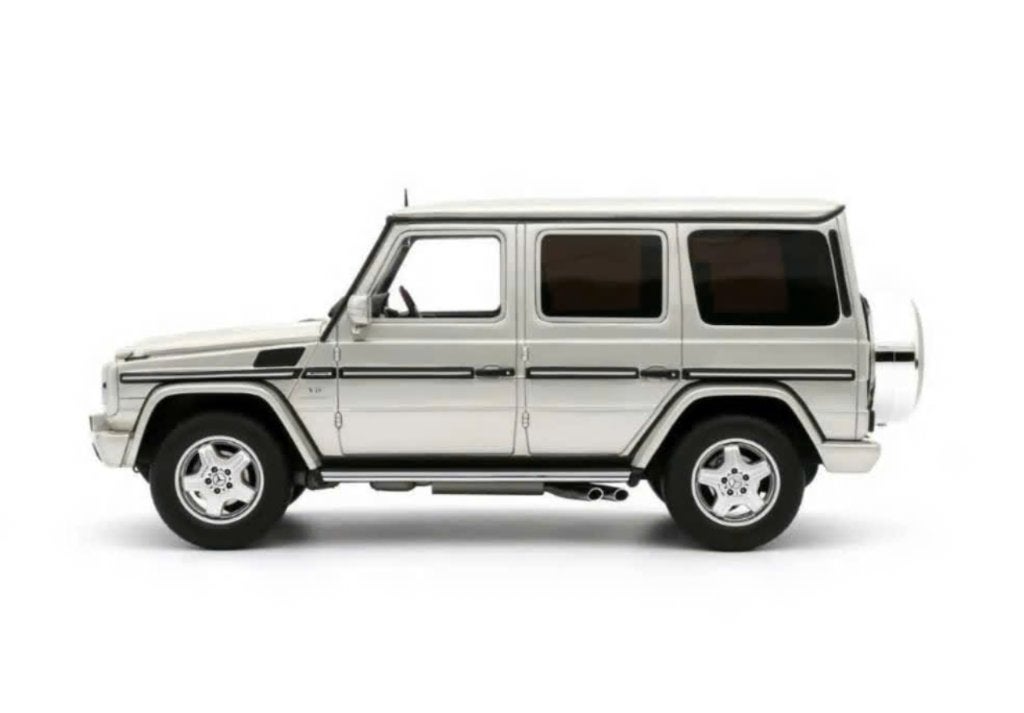 Mercedes Benz G-Class 55 AMG Zilver 1/18 OTTO MOBILE OT1126, Hobby en Vrije tijd, Modelauto's | 1:18, Ophalen of Verzenden, Nieuw