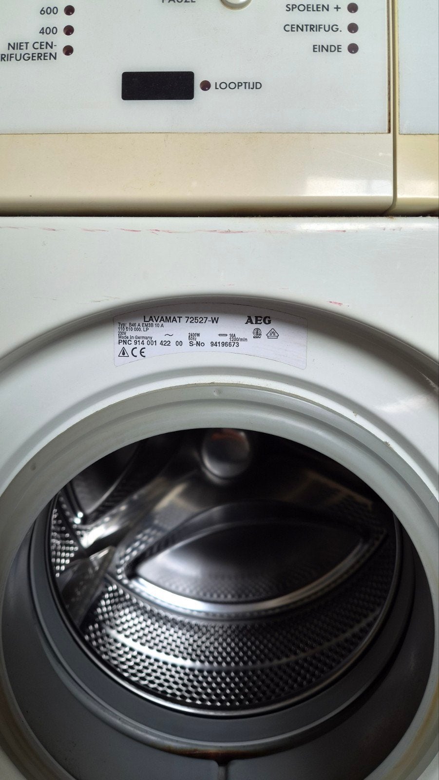 AEG ÖKO_LAVAMAT 72527 Wasmachine - Goede staat, 6 tot 8 kg, Ophalen, Gebruikt, 85 tot 90 cm