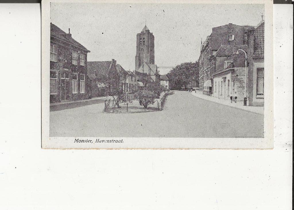 Monster Havenstraat met perkje, Ophalen of Verzenden, Ongelopen, Zuid-Holland