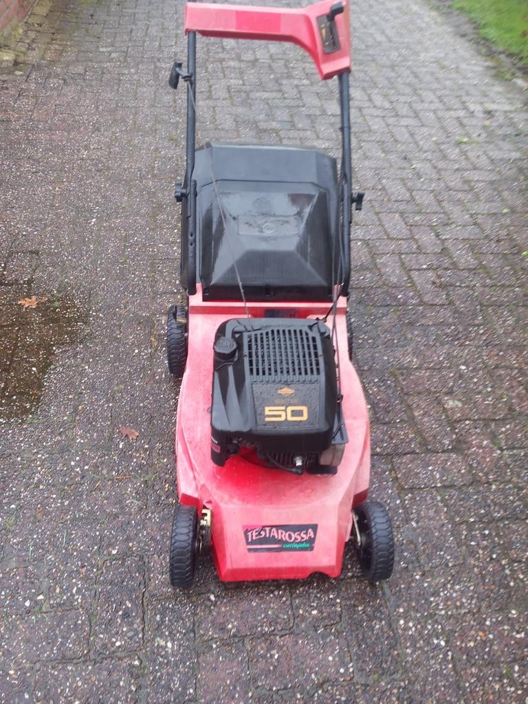 Castelgarden t484 tr met aandrijving., Cirkelmaaier, Gebruikt, Benzine-grasmaaier, 40 t/m 49 cm