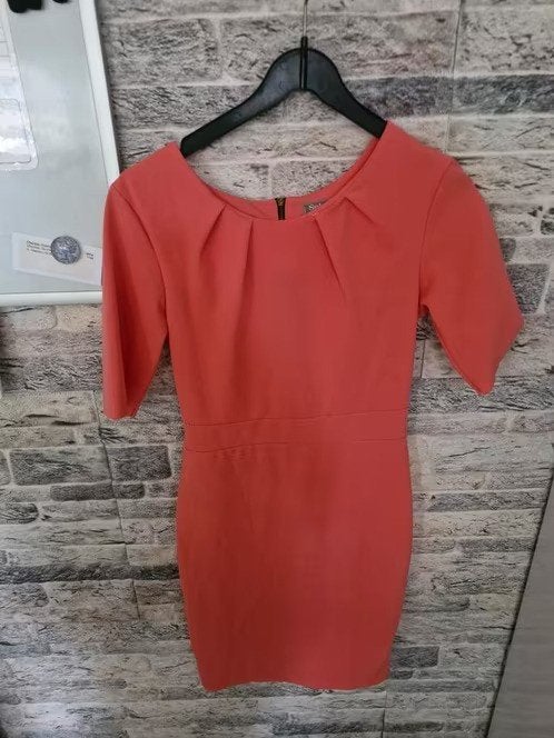 Roze nette jurk Maat m hh, Maat 38/40 (M), Solange, Onbekend, Ophalen of Verzenden