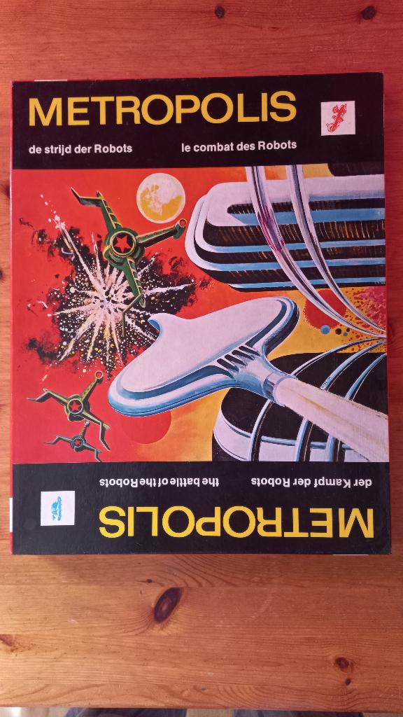 Metropolis de strijd der robots bordspel, Hobby en Vrije tijd, Een of twee spelers, Ophalen of Verzenden, Zo goed als nieuw