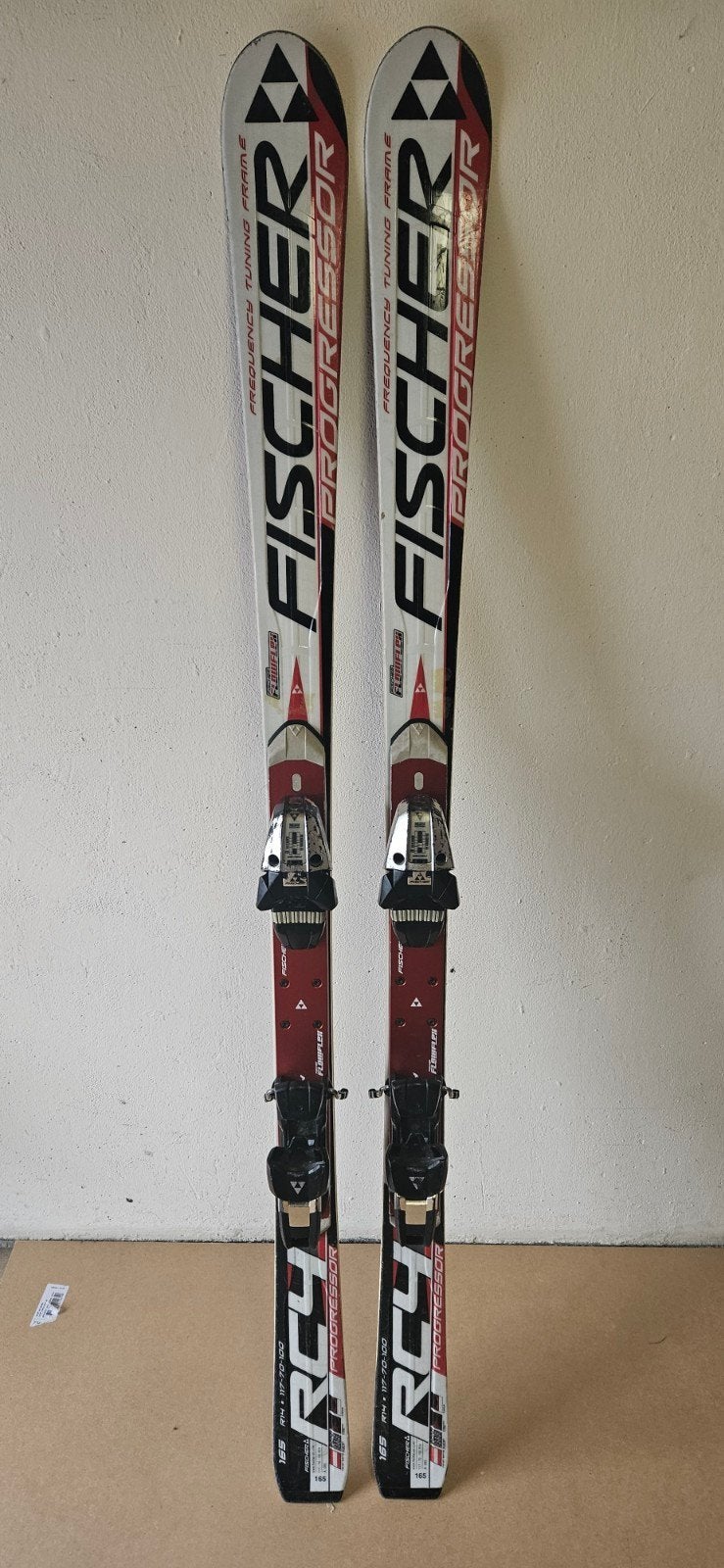 Fischer RC4 PROGRESSOR RACE CARVER 165cm GEWAXT EN GESLEPEN, 160 tot 180 cm, Fischer, Ophalen of Verzenden, Zo goed als nieuw
