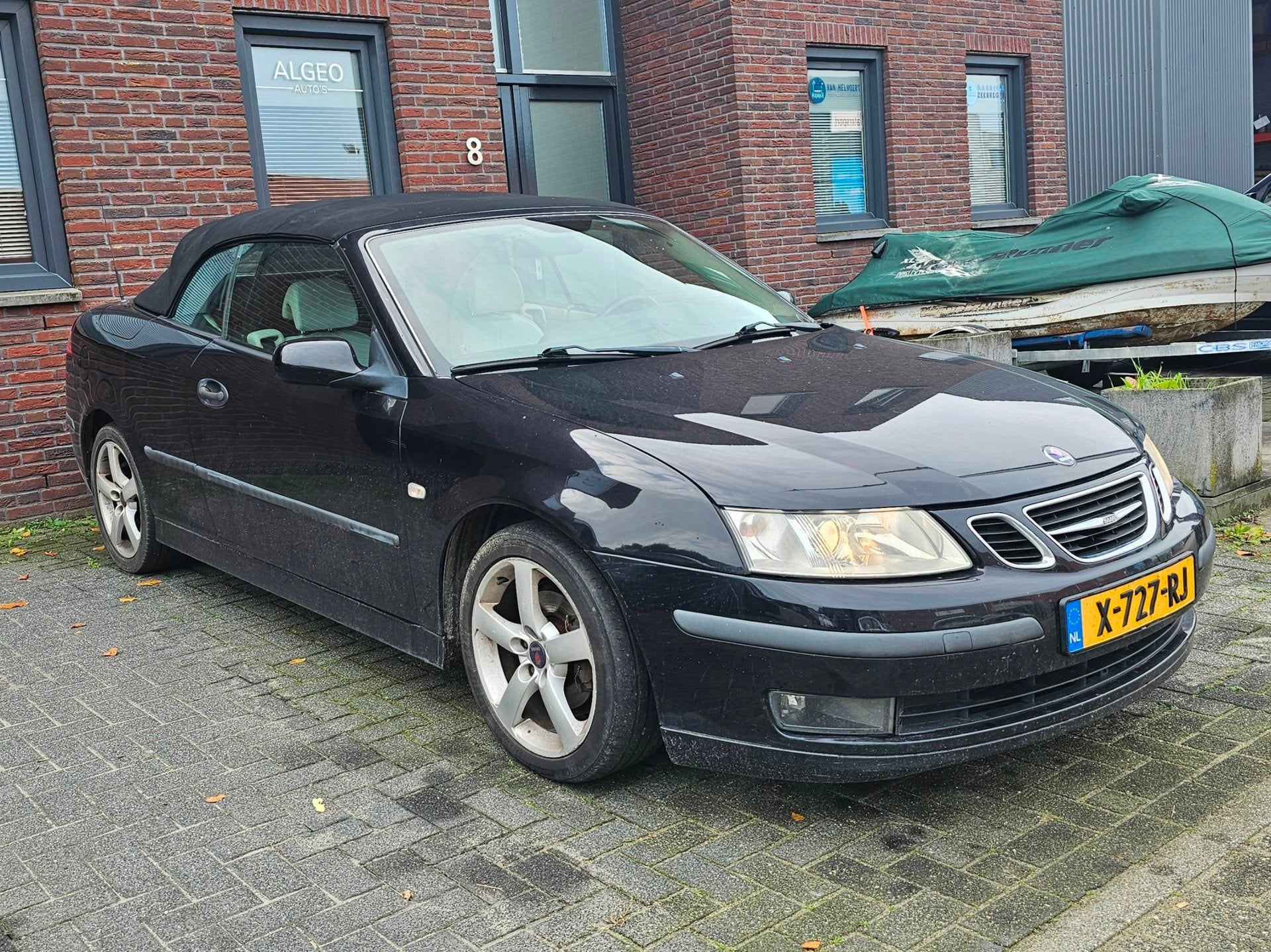 Saab 9-3 Cabrio 1.9 TiD Linear / Export / Handel, Auto's, Voorwielaandrijving, Gebruikt, Beige, 4 cilinders