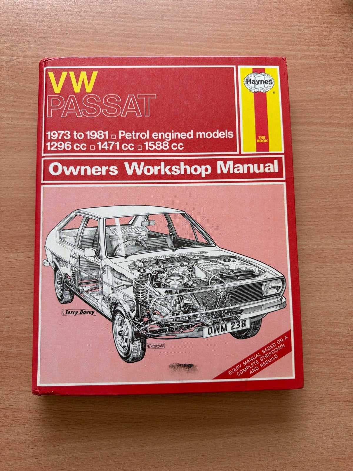 Haynes Werkplaatshandboek VW Passat 1973-1981, Ophalen of Verzenden, Gelezen, Volkswagen