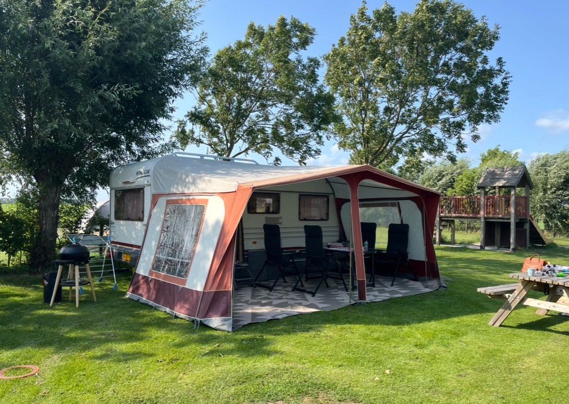 Originele voortent Homecar Racer Trophy 44 Caravan, Caravans en Kamperen, Ophalen, Tot en met 4