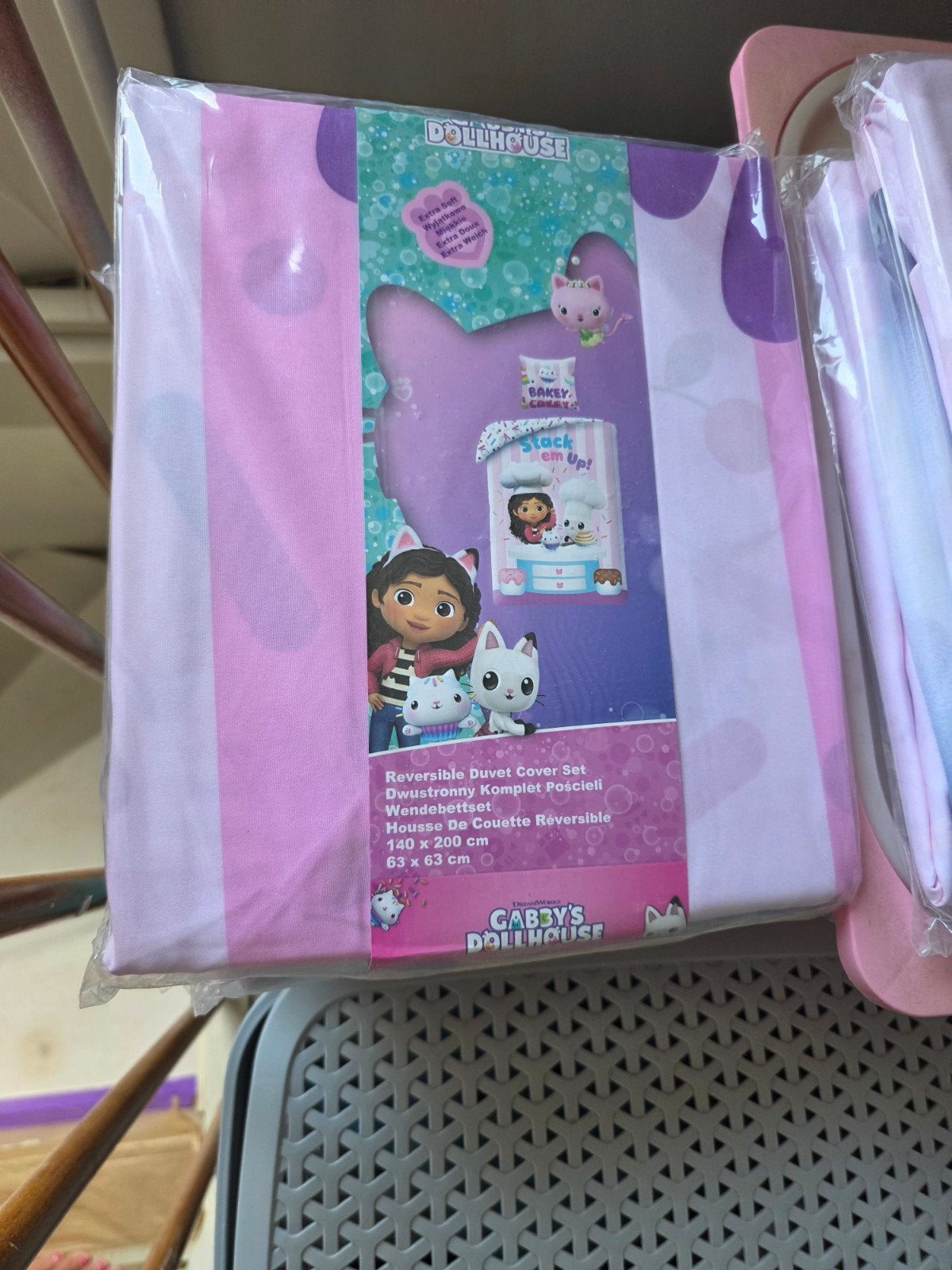 Gabby's Dollhouse Kinder Dekbedovertrek - 140x200 cm, Ophalen