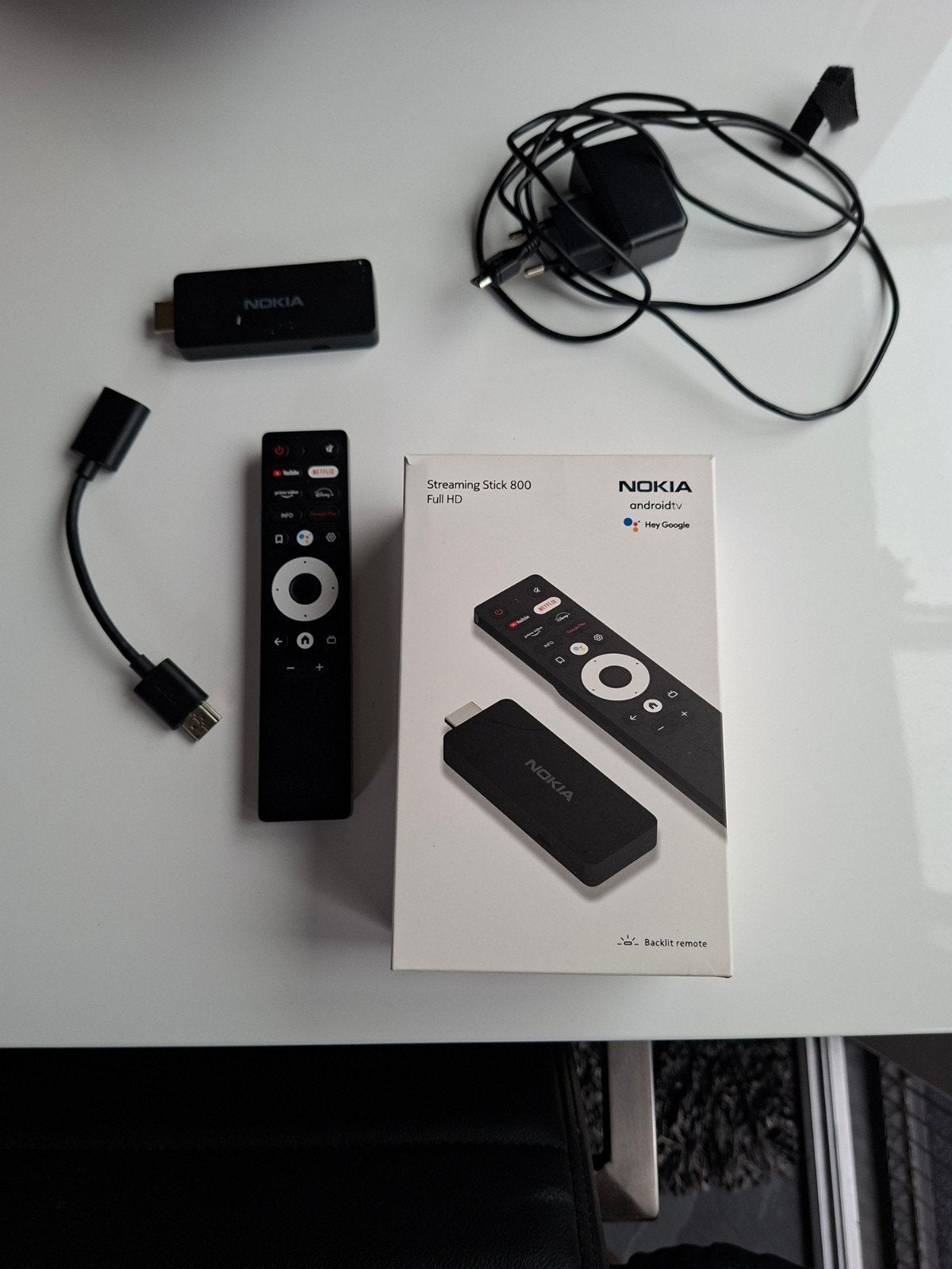 Nokia Streaming Stick 800 Full HD Android TV, Audio, Tv en Foto, Mediaspelers, Ophalen of Verzenden, Zo goed als nieuw
