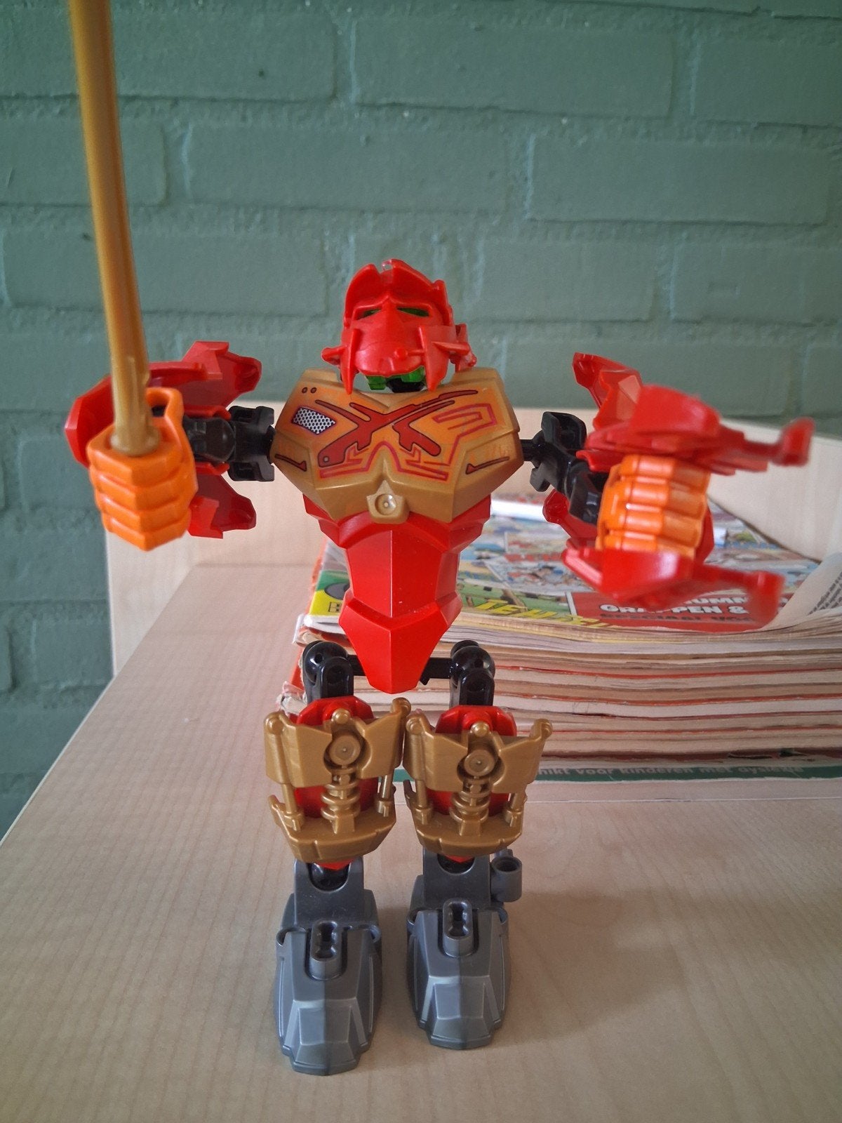 Lego Bionicle Tahu Mata - Rode Toa van Vuur, Ophalen of Verzenden, Gebruikt
