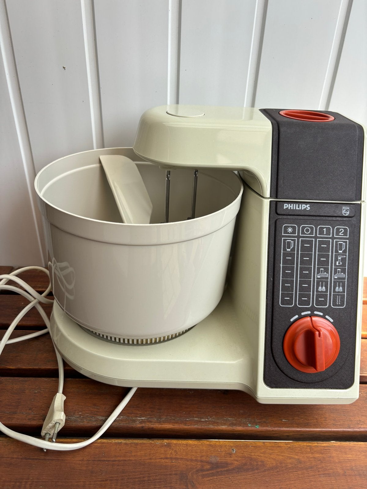 Philips Plus 4 HR 2984 Keukenmachine - Vintage Model, Gebruikt, 3 snelheden of meer, Ophalen of Verzenden, 2 tot 3 liter