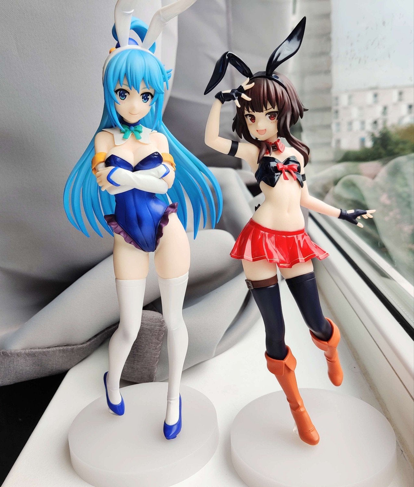 Konosuba Megumin & Aqua Bunny Pop Up Parade L anime figure, Ophalen of Verzenden, Zo goed als nieuw