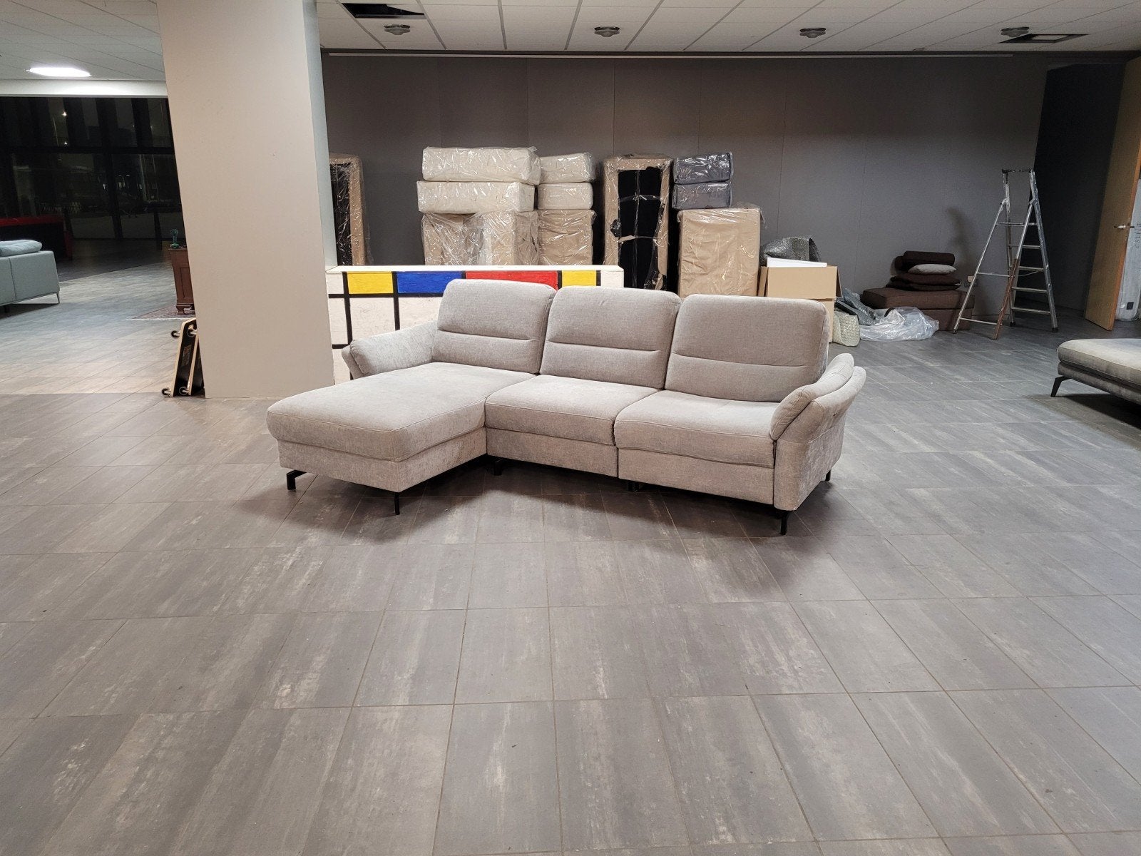 ✳️️️ OUTLET hoekbank elektrische functie 285x165 | BEZORGEN, Huis en Inrichting, Stof, 250 tot 300 cm, Info@onbekend.nl, Hoekbank