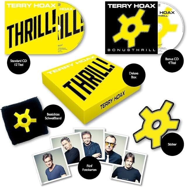 Terry Hoax Thrill! (Limited-Fanbox) 2 CDs + Merchandise, Cd's en Dvd's, Ophalen of Verzenden, Nieuw in verpakking, Poprock