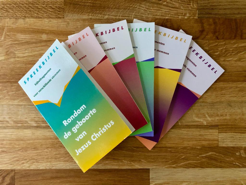 Spreekbijbel (compleet)–Set 6 boekjes met bijbelfragmenten, Diverse auteurs, Ophalen of Verzenden, Zo goed als nieuw, Christendom | Katholiek