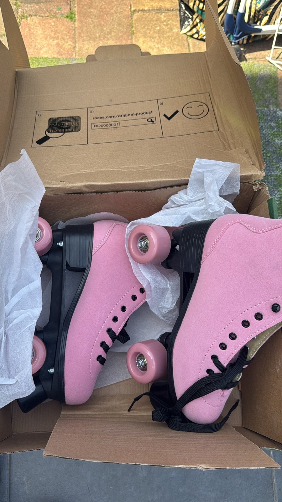 Nieuwe roze rolschaatsen maat 39 - Perfect voor beginners!