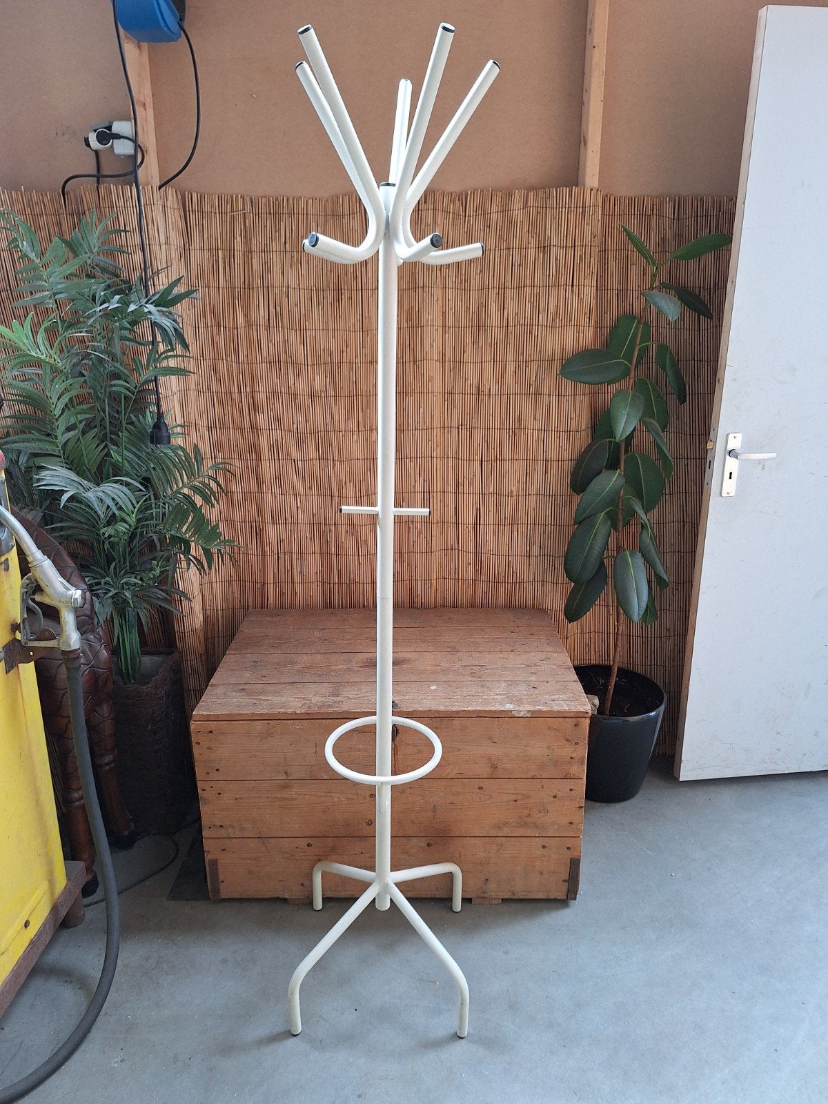 witte staande kapstok, Ophalen, Hout, Staande kapstok, 150 tot 200 cm