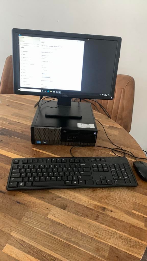 Dell computer optiplex3020 intel core I3 3,4Ghz 4gb 120GB hd, Computers en Software, Ophalen of Verzenden, Zo goed als nieuw, 3 tot 4 Ghz