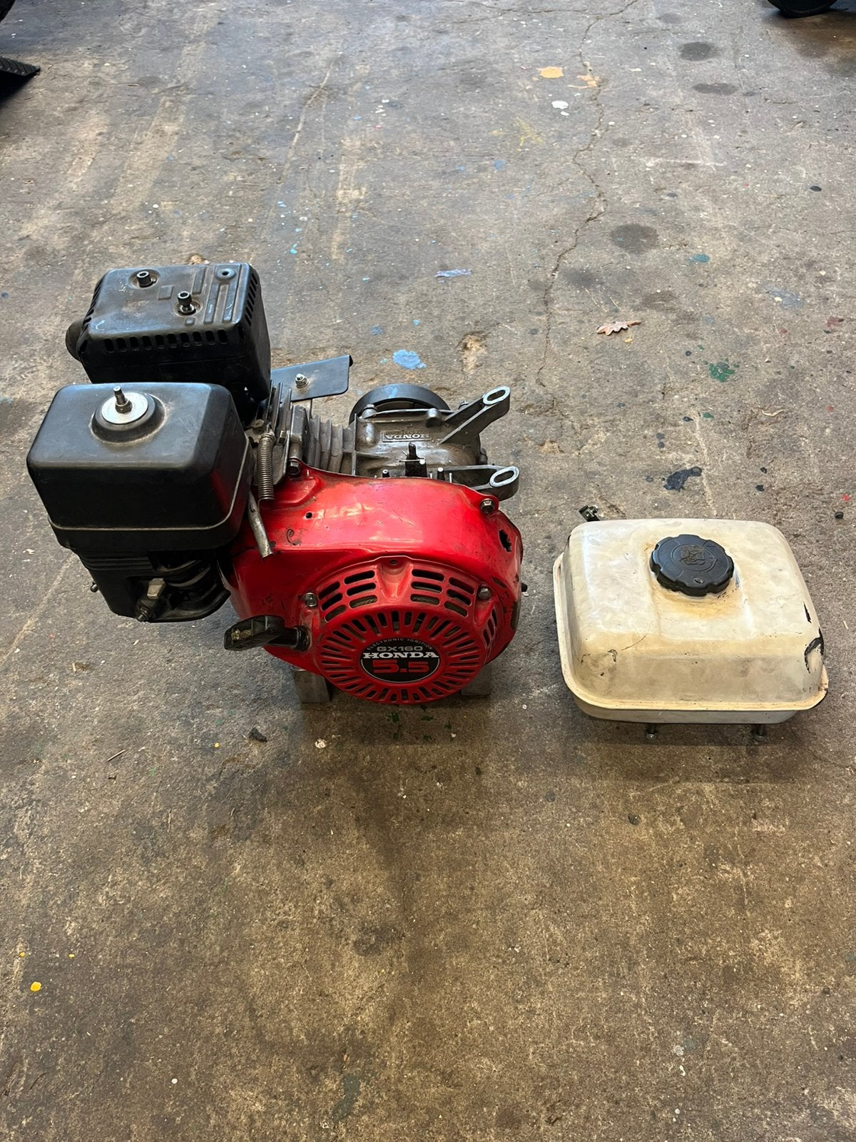 Honda GX 160 5.5 pk kart blok, Ophalen, Gebruikt, Benzinemotor, 1800 rpm of meer