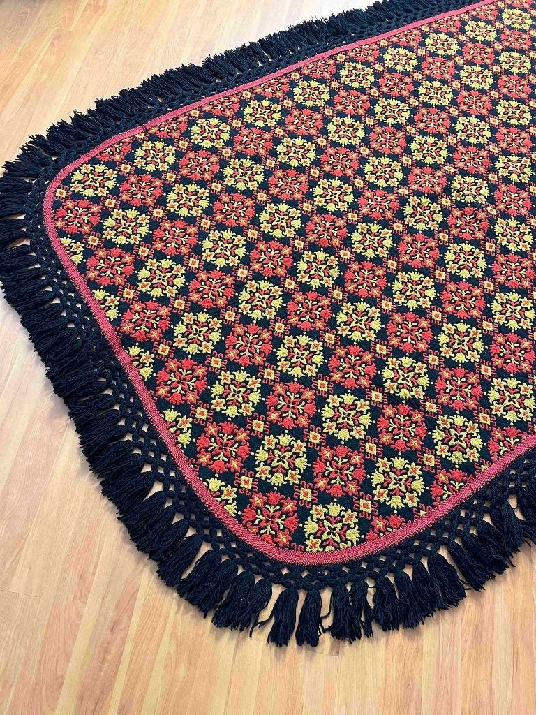 Vintage retro sprei kleed 220/135 cm, Gebruikt, Etten-Leur, DJT@dejuistetoon.eu, Ophalen of Verzenden