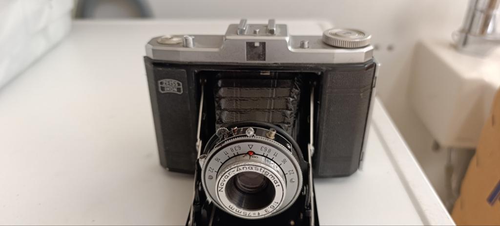 Zeiss Ikon Nettar 515/2 Vintage Camera, Audio, Tv en Foto, Fotocamera's Analoog, Ophalen, Gebruikt, Compact, Overige Merken