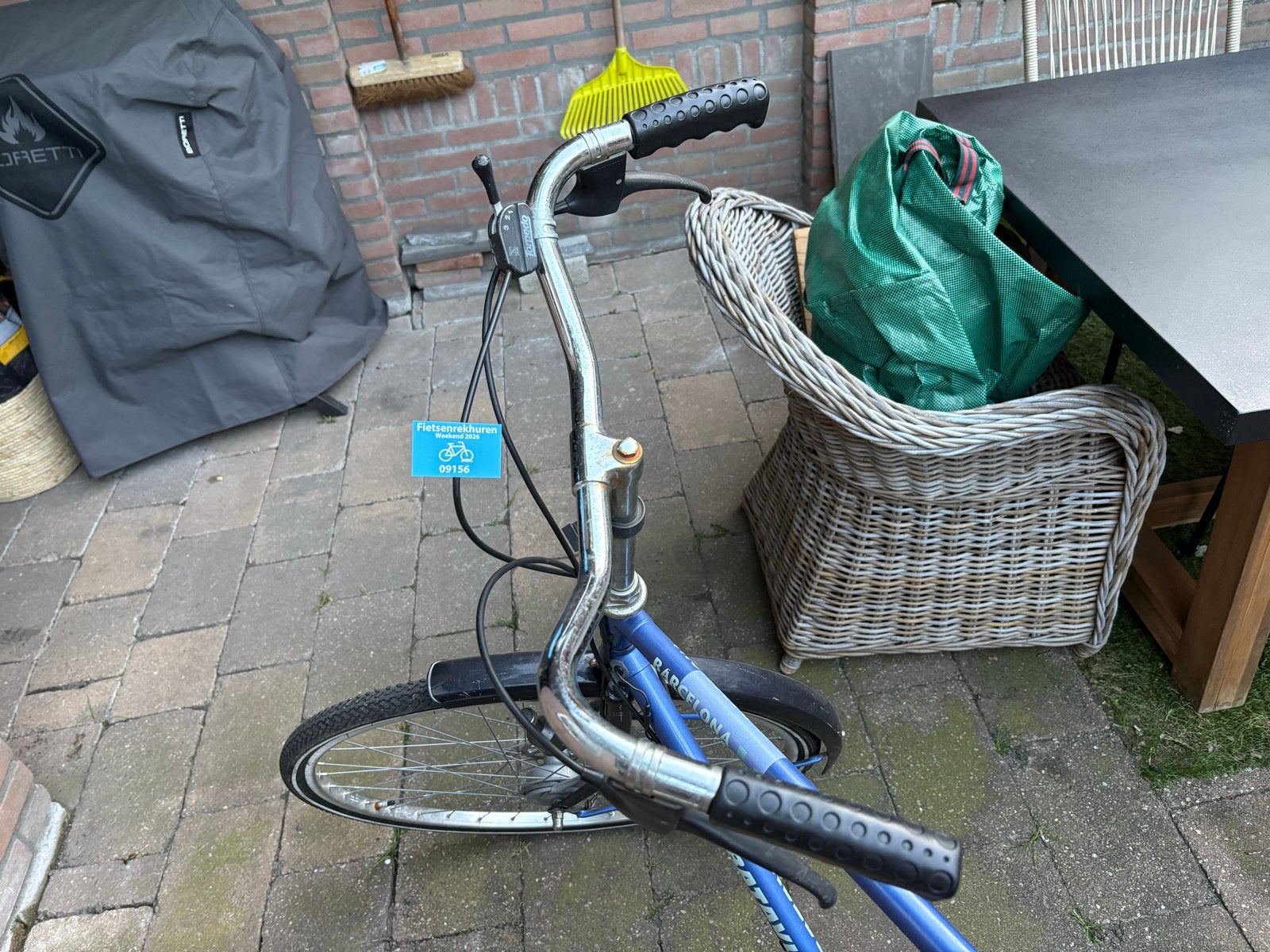 Batavus Barcelona herenfiets- Blauw, Fietsen en Brommers, Ophalen, Gebruikt, Batavus