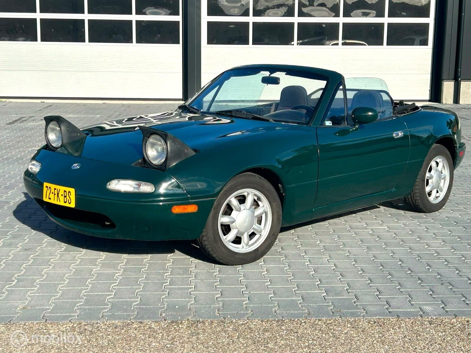 Mazda MX-5 1.8i Miata Britsch Racing Green, Auto's, Euro 2, Achterwielaandrijving, Gebruikt, 4 cilinders