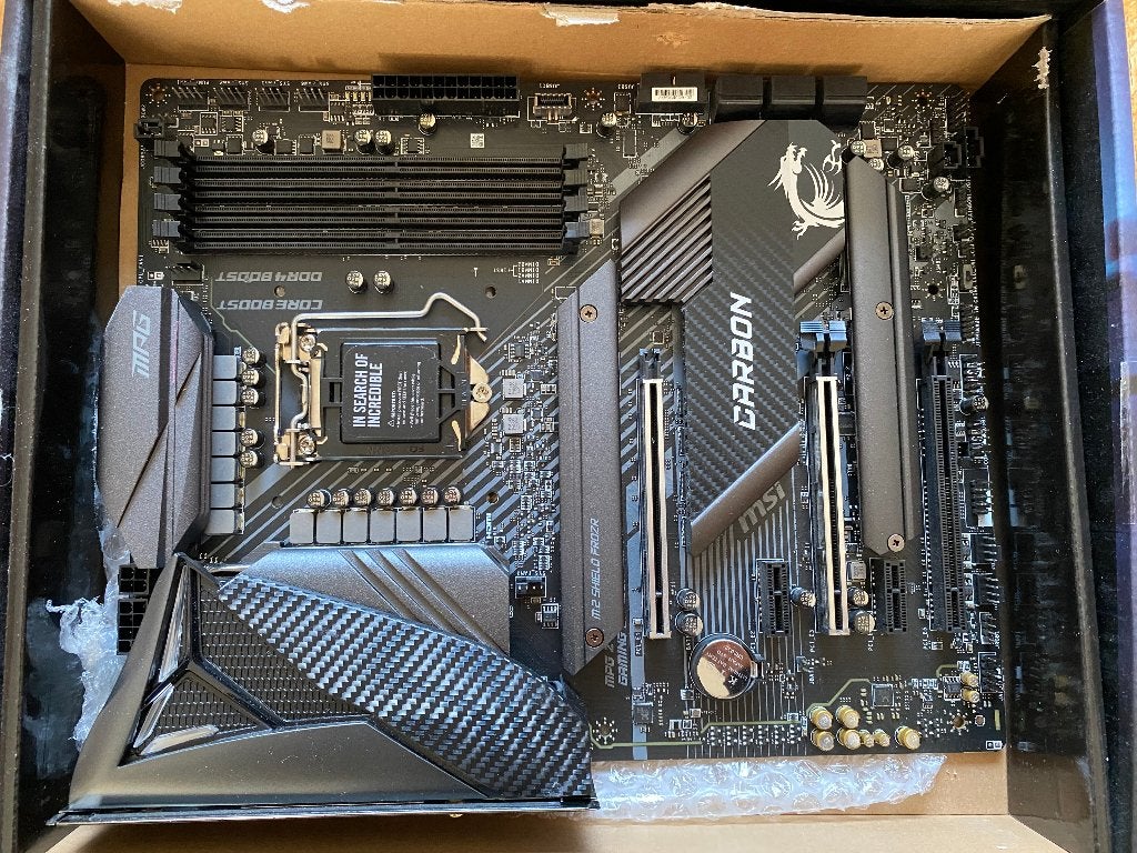 MSI MPG Z490 Gaming Carbon Wifi (Nieuw), Computers en Software, Verzenden, DDR4, Nieuw, ATX