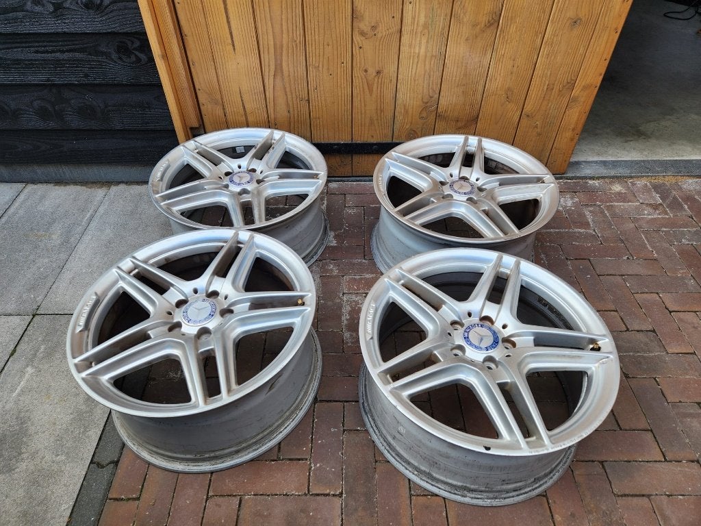 18 inch AMG MB velgen voor o.a.  C-klasse, breedte set, Auto-onderdelen, Ophalen, 18 inch, Gebruikt, Velg(en)