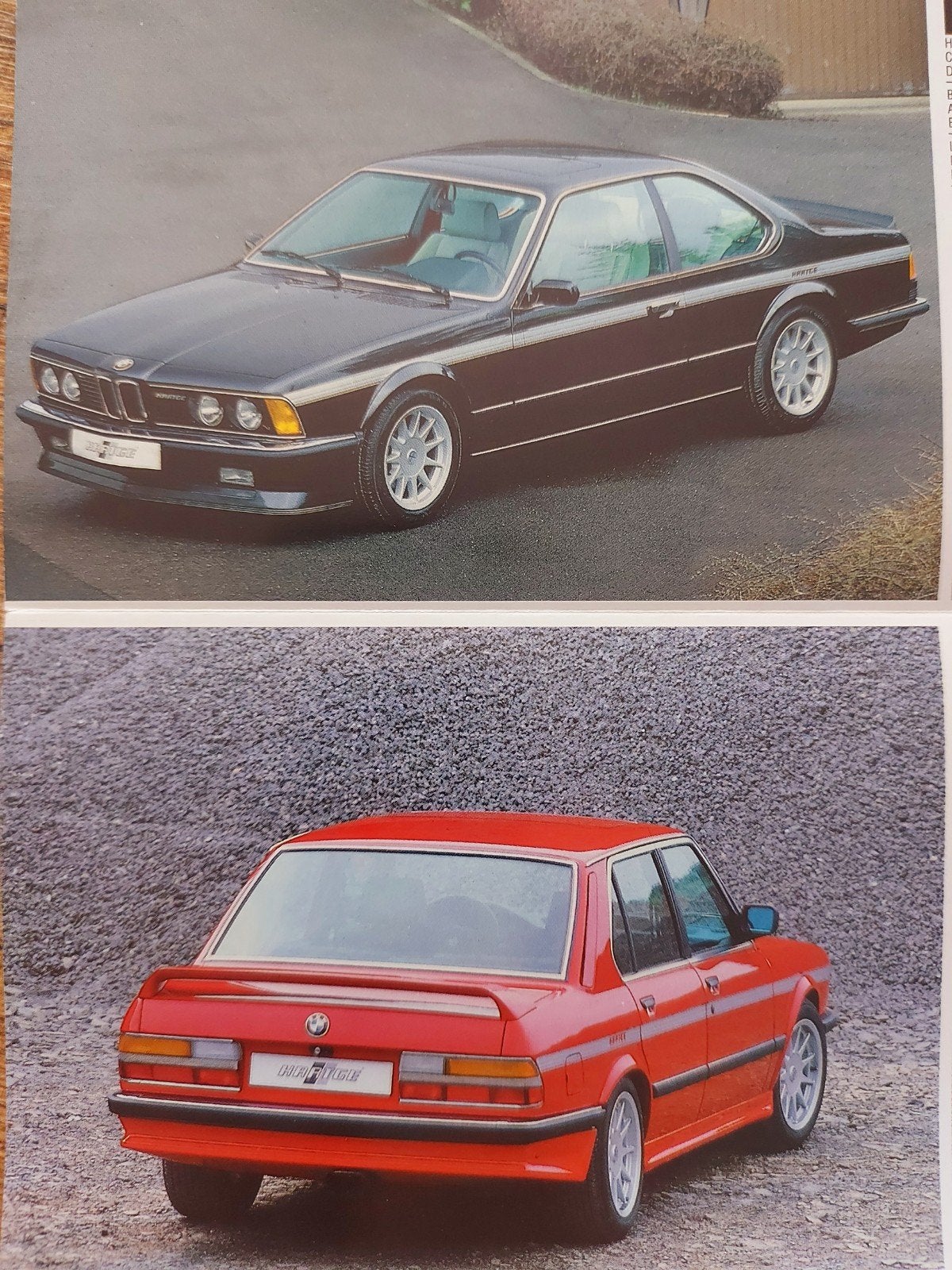 Kleine Bmw Hartge tuning folder Duitstalig o.a. E30 M3, Ophalen of Verzenden, Zo goed als nieuw, BMW