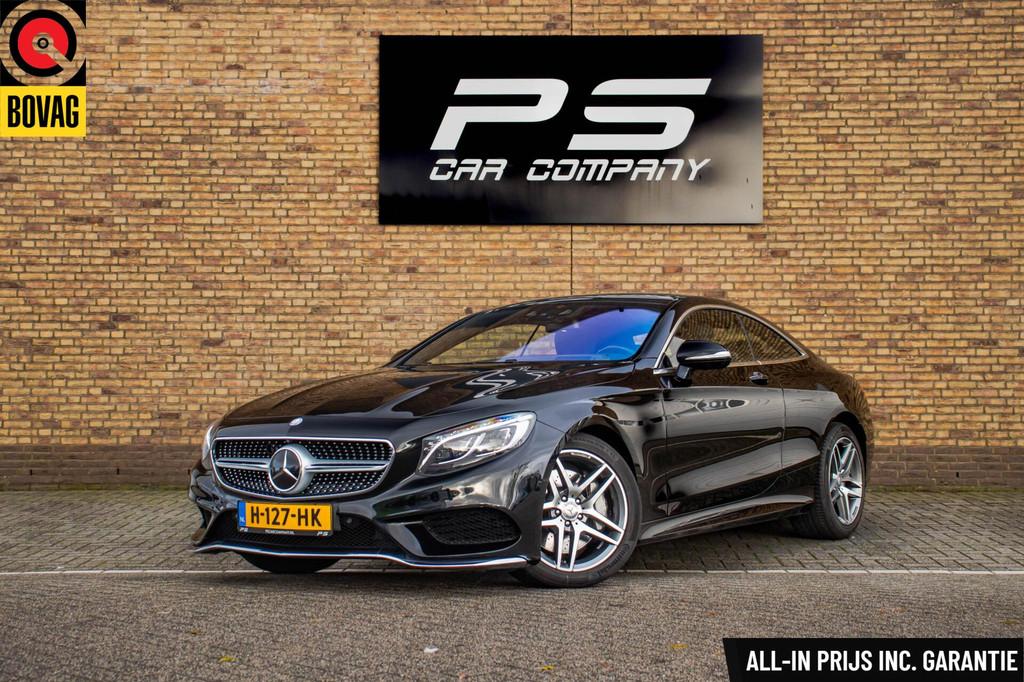 Mercedes S-klasse Coupé 500,AMG,Burmester,Luchtvering,Ambie, Achterwielaandrijving, Gebruikt, Met garantie (alle), 4 stoelen