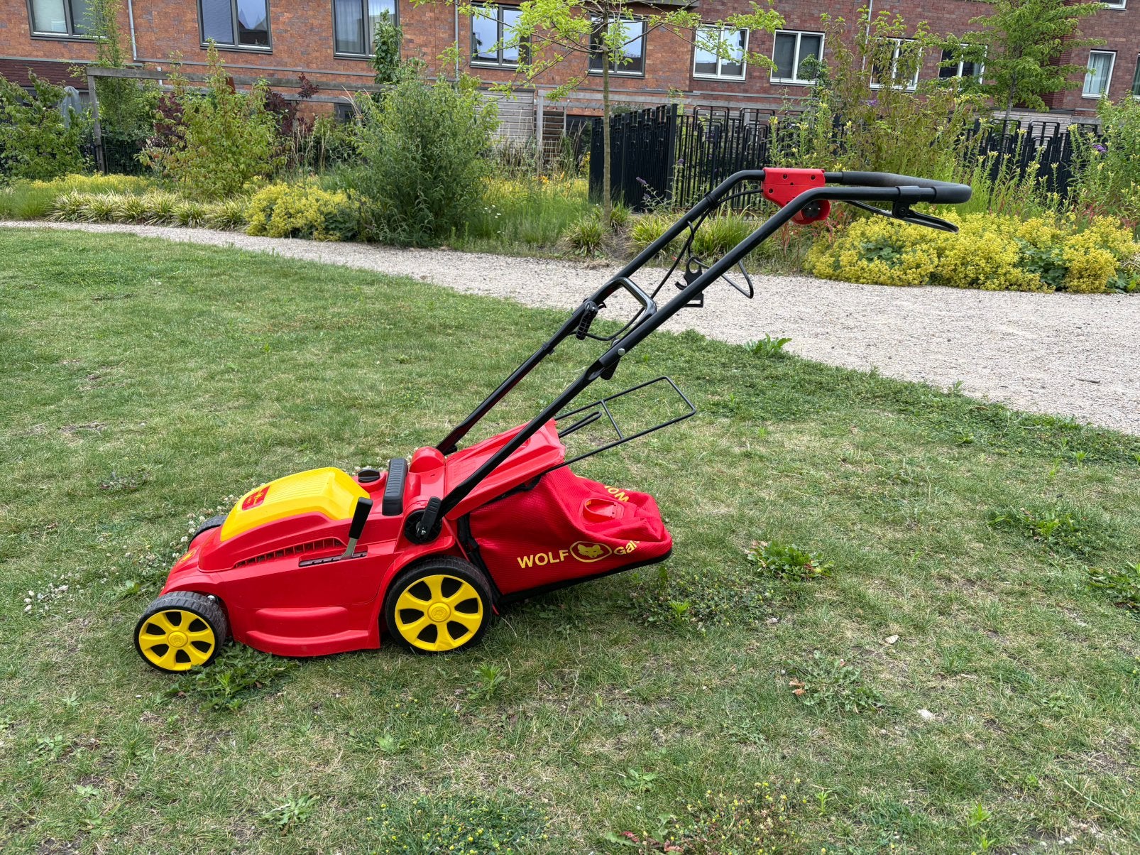 Electrische grasmaaier Wolf-Garten A 340 E, Tuin en Terras, Grasmaaiers, Gebruikt, Elektrische grasmaaier, 30 t/m 39 cm, Mulchfunctie
