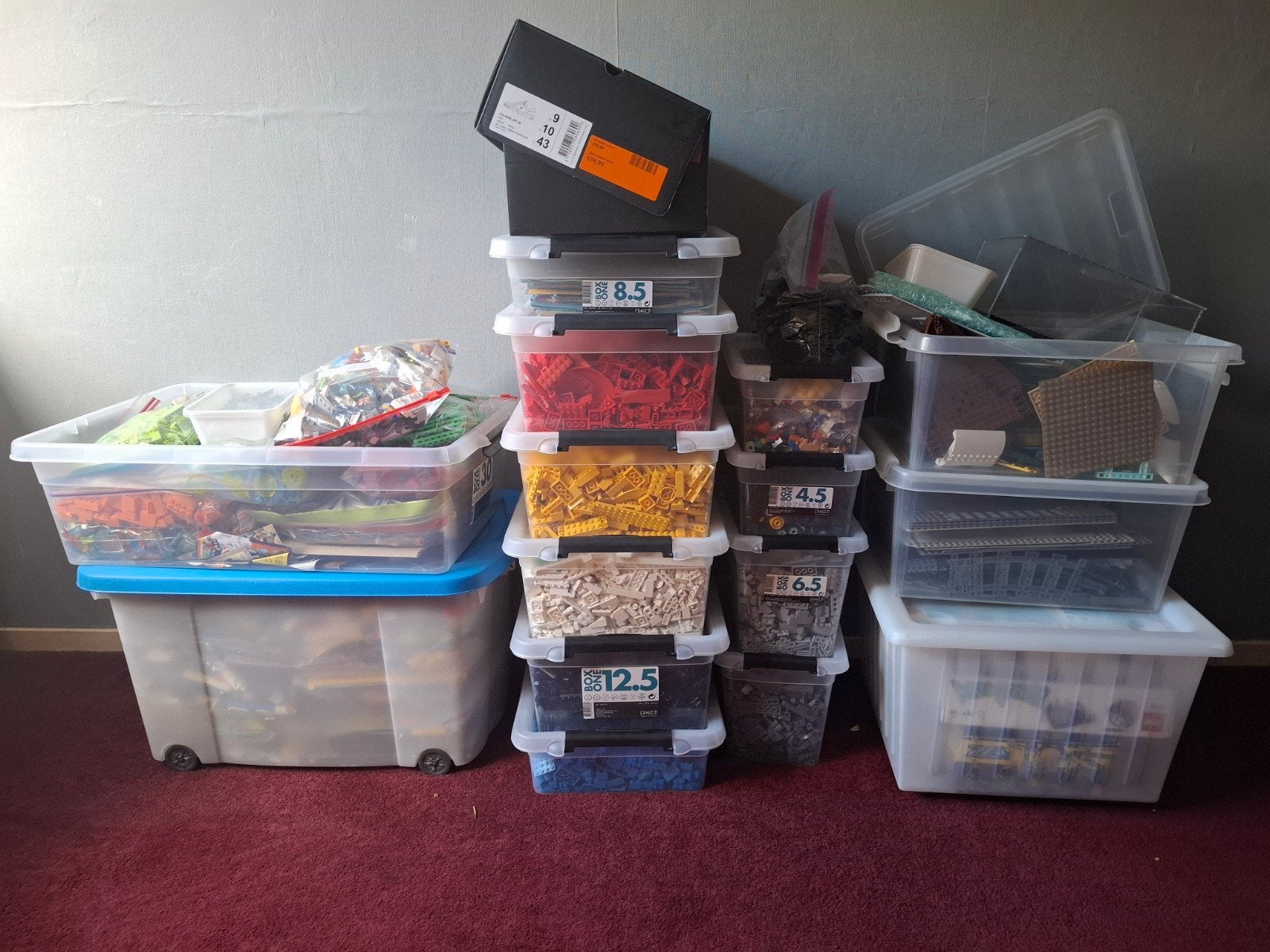 50+kg lego! losse sets en veel gesorteerde stenen!, Ophalen