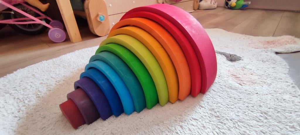 Grimms regenboog 12 delig, Ophalen of Verzenden, Zo goed als nieuw