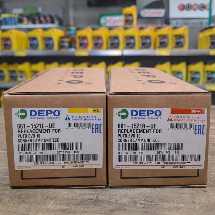 Nieuw: 2x DEPO 661-1521-UE - Hoeklamp Fiat Punto (L + R)