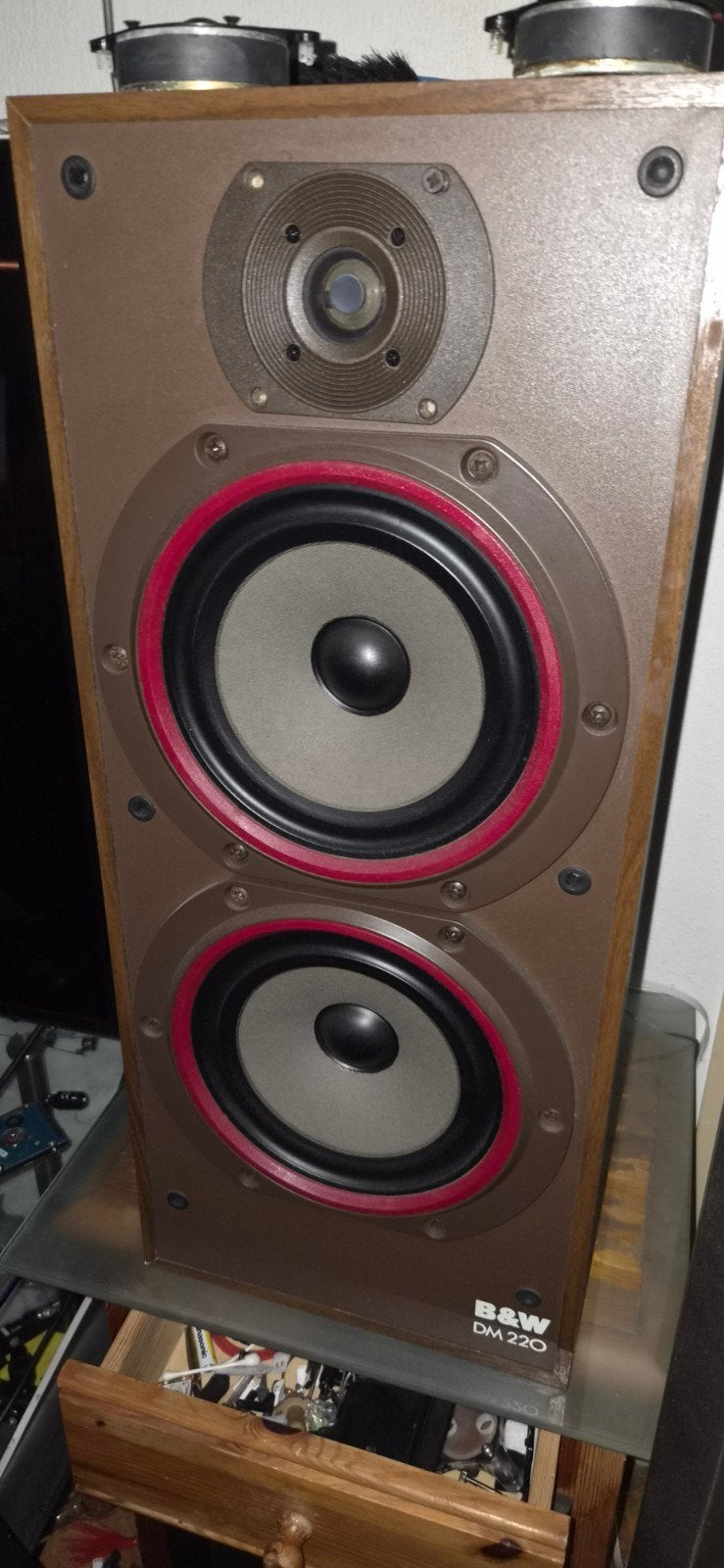 B&W DM220 Luidsprekers - Goed geluid met nieuwe tweeters, Audio, Tv en Foto, Luidsprekers, Vloerstaande luidspreker, Gebruikt