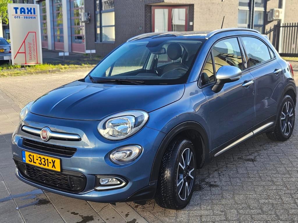 Fiat 500X 1.4 Turbo Multiair 16V 140pk 2018 Blauw, Voorwielaandrijving, Stof, 1295 kg, 4 cilinders