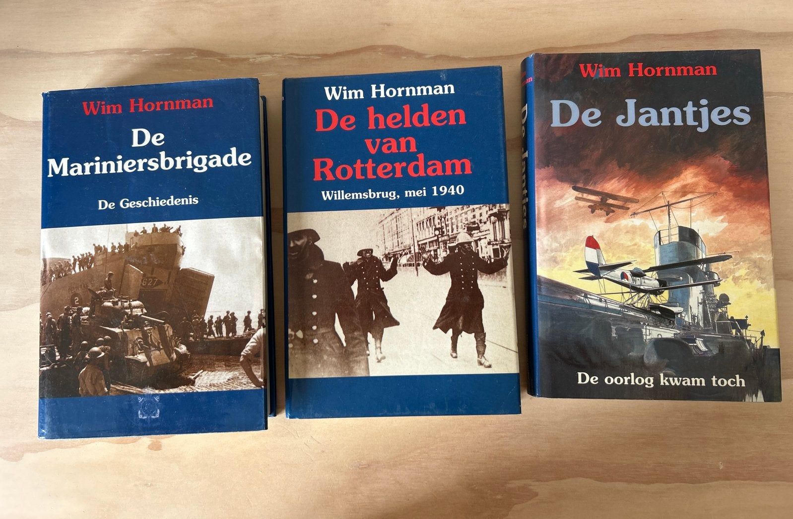 De Mariniersbrigade/De Helden Rotterdam/De Jantjes-W.Hornman, Boeken, Oorlog en Militair, Zo goed als nieuw, Marine, Tweede Wereldoorlog