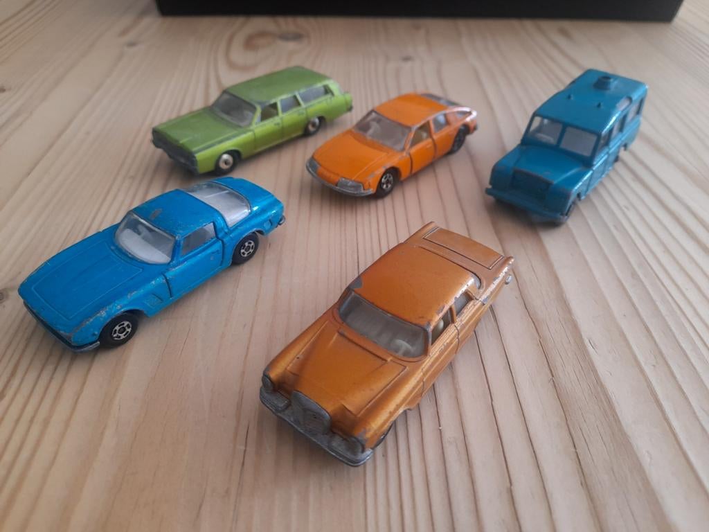 5 x Lesney, Ophalen of Verzenden, Gebruikt, Auto, Lesney