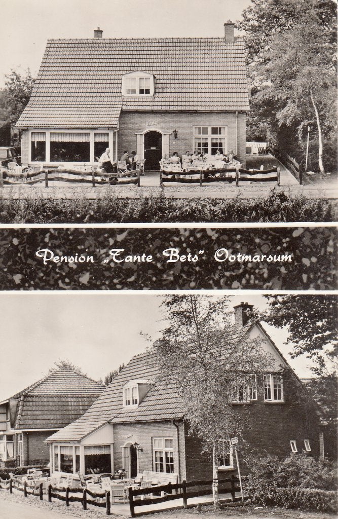 Ootmarsum  -  Pension " Tante Bets "  ,   1965      =0021=, Ophalen of Verzenden, 1960 tot 1980, Gelopen, Overijssel