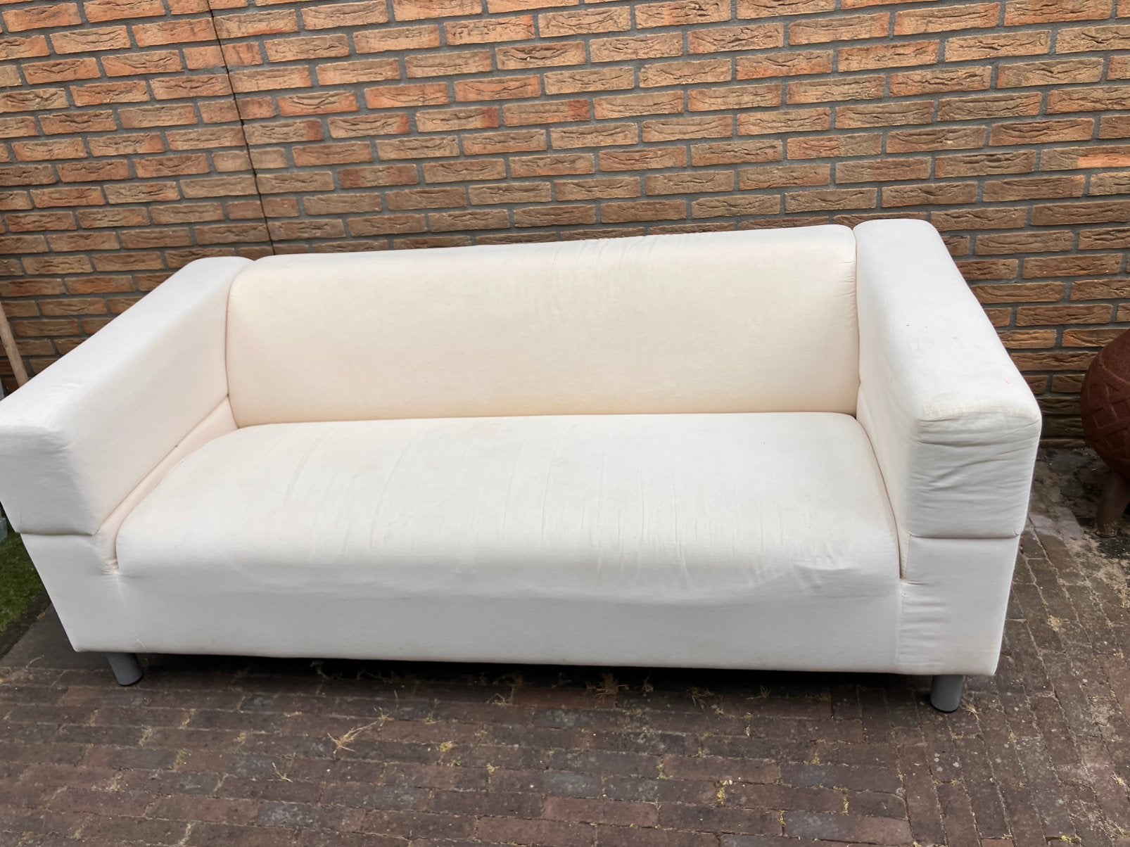 GRATIS Klippan Bank van Ikea, Ophalen, Gebruikt, 150 tot 200 cm, Tweepersoons
