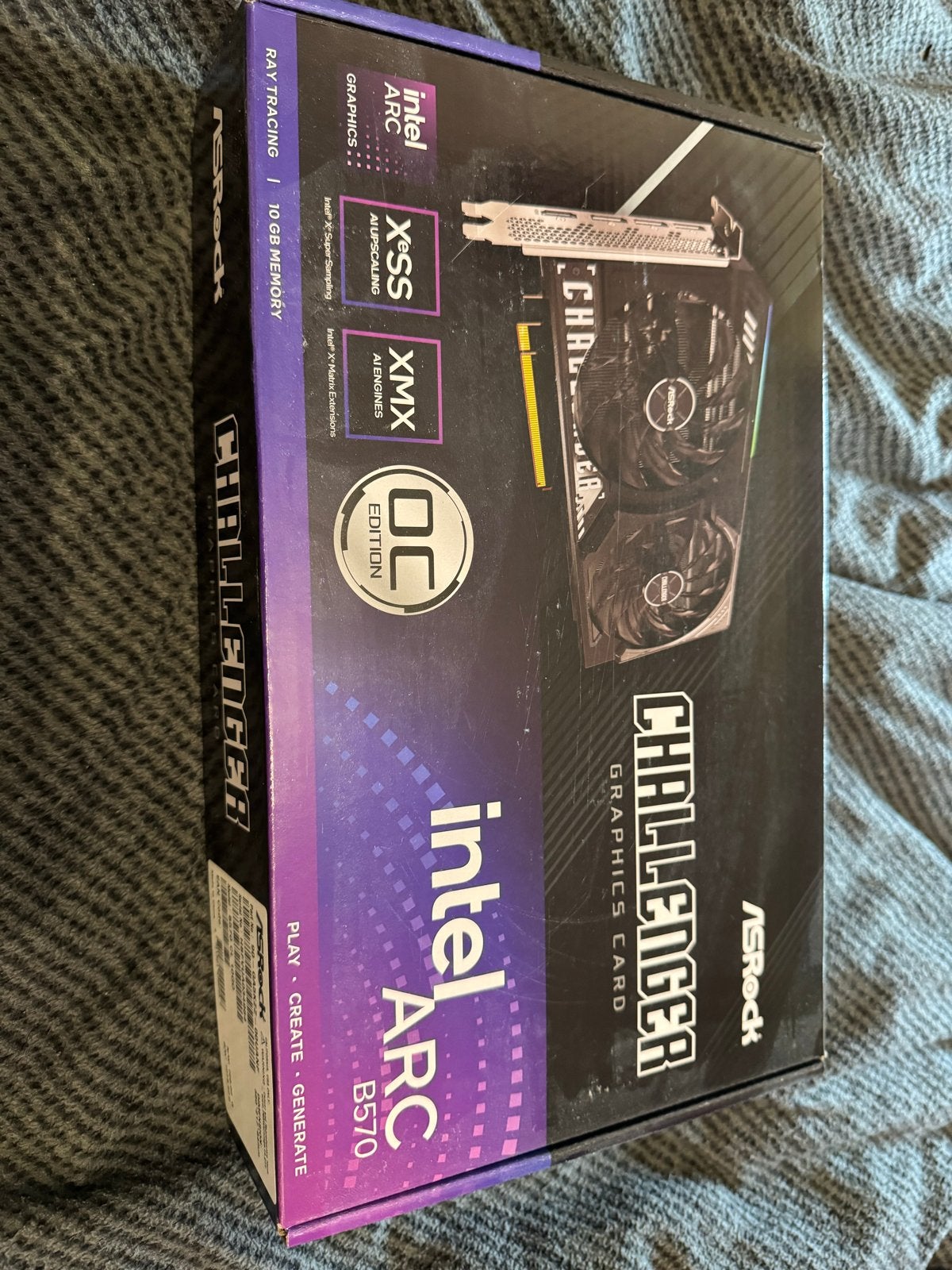 ASRock Intel Arc B570 Challenger OC10GB, Computers en Software, Videokaarten, HDMI, GDDR6, PCI-Express 4, Nieuw