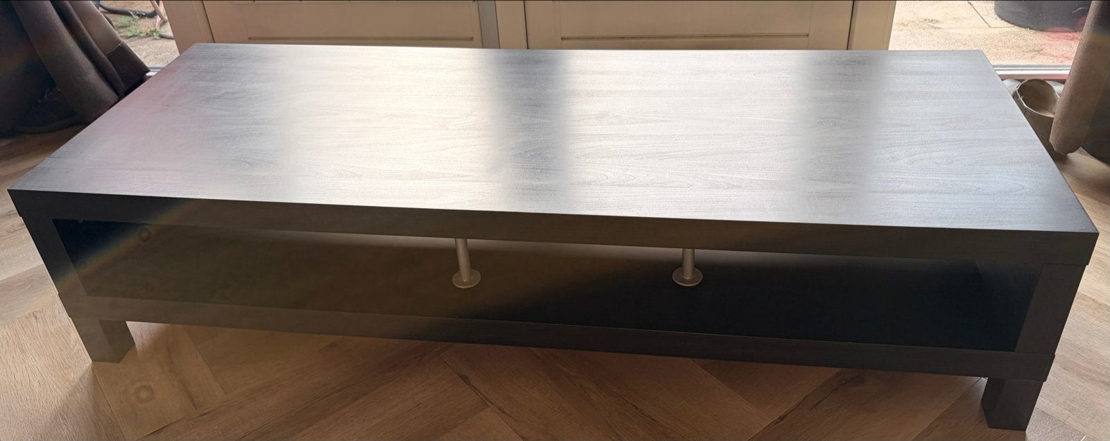IKEA LACK TV-meubel/salontafel - Zwart, Huis en Inrichting, Tafels | Salontafels, Ophalen, Minder dan 50 cm, Gebruikt, 100 tot 150 cm