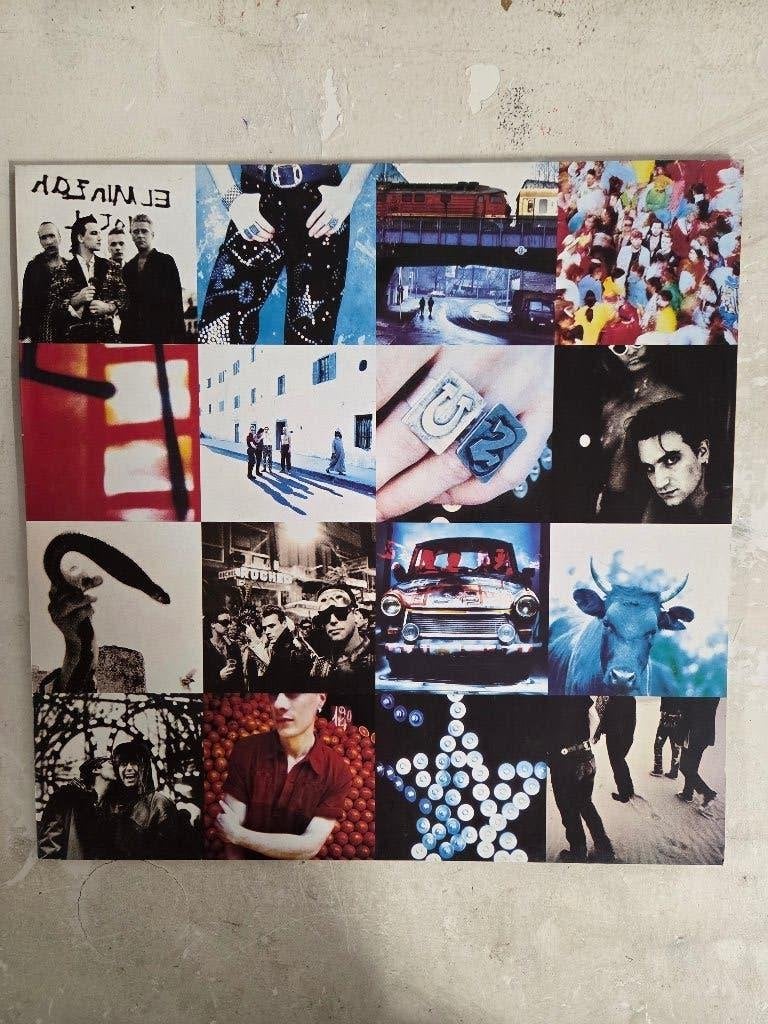 Vinyl lp U2: ACHTUNG BABY, Cd's en Dvd's, Vinyl | Rock, LP, Gebruikt, 12 inch, Rock-'n-roll