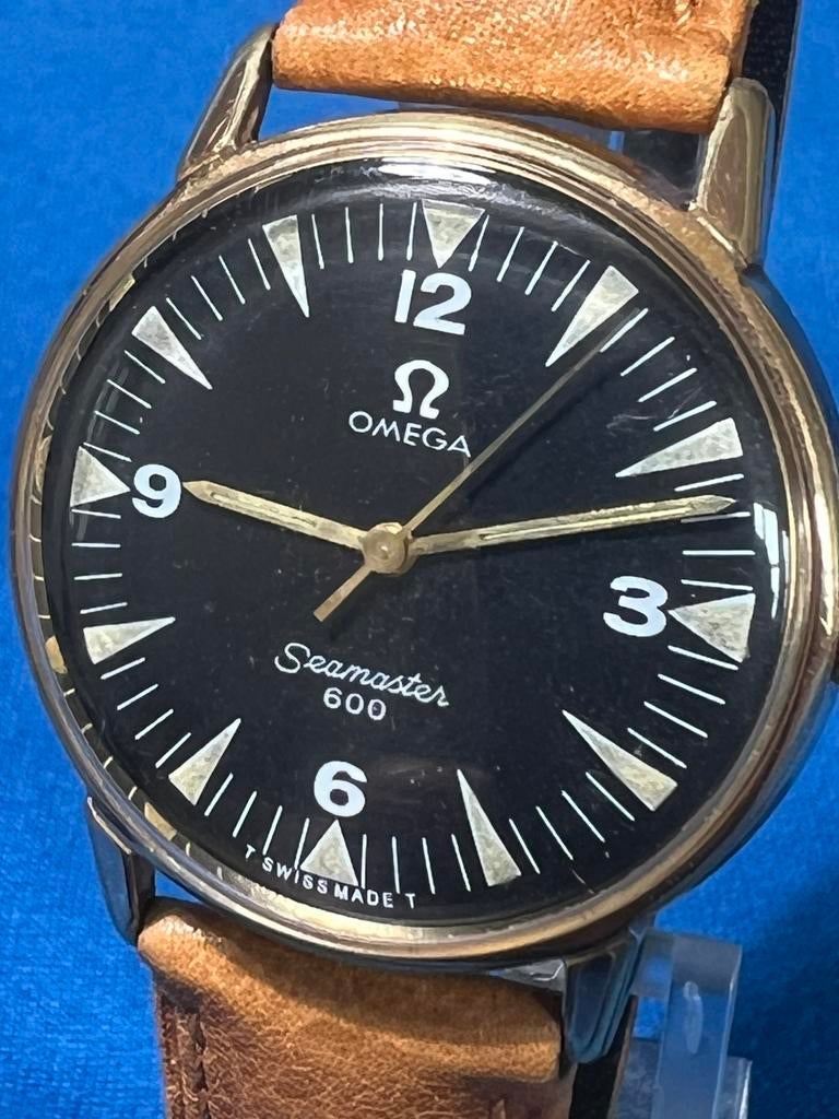 Omega seamaster 600 horloge Afghaanse Luchtmacht, Polshorloge, Verguld, Omega, Goud