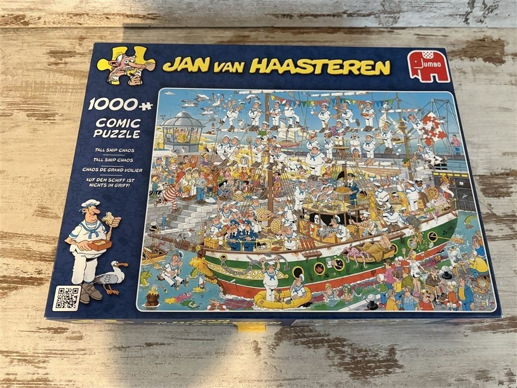 Jan van Haasteren - Tall ship chaos - 1000 stuks - s2070, Verzenden, 500 t/m 1500 stukjes, Zo goed als nieuw