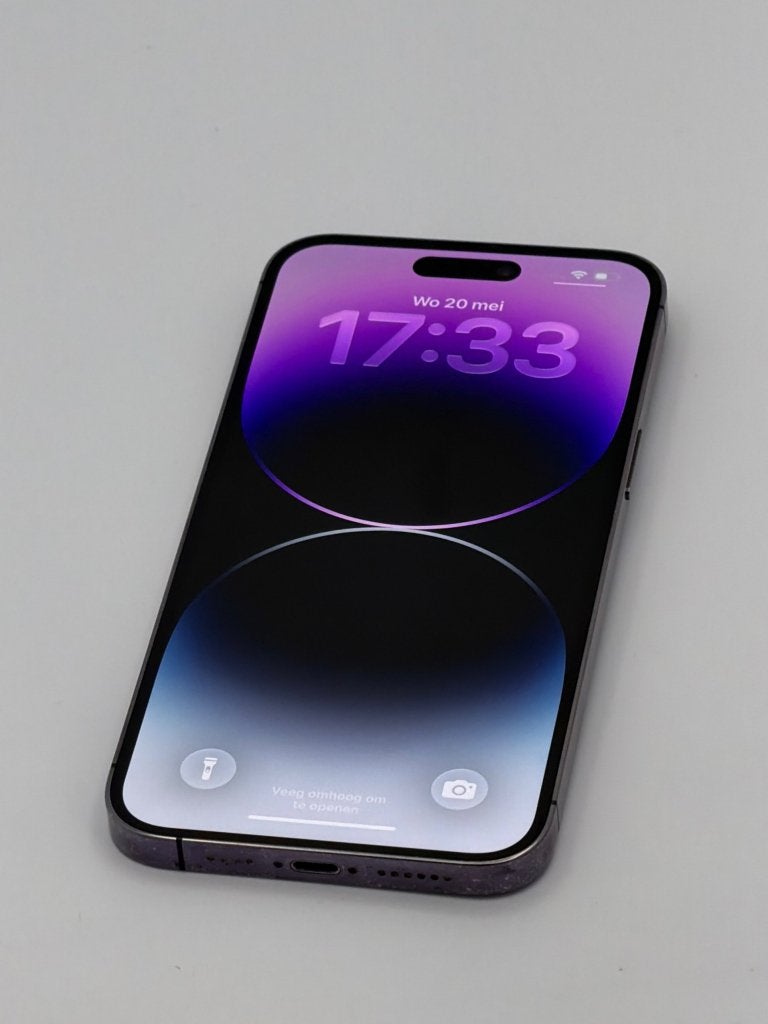 Zeer Nette iPhone 14 Pro Max Purple 128GB, 100% batterij!, Apple, ., Paars, Ophalen of Verzenden
