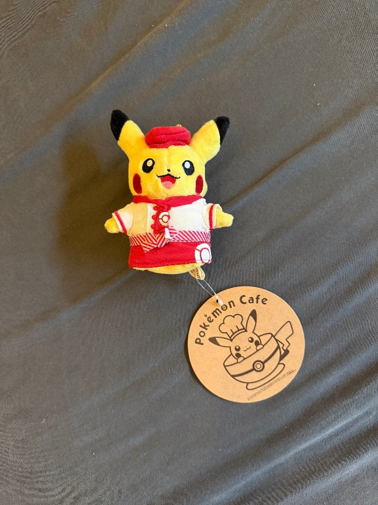 Pokemon Cafe Tokyo Pikachu sleutelhanger met label Japan, Ophalen of Verzenden, Nieuw